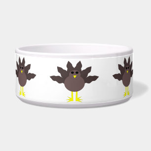 Funny Thanksgiving Turkey Pet Bowl