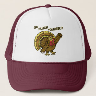 Funny Thanksgiving Turkey Pun Trucker Hat