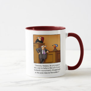 Funny Thanksgiving Turkey Trial Humour Mug