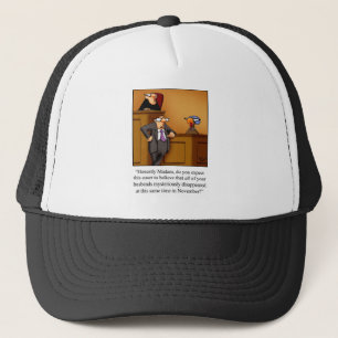 Funny Thanksgiving Turkey Trial! Trucker Hat