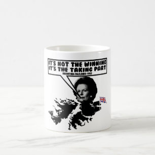 Funny Thatcher Falklands Coffee Mug