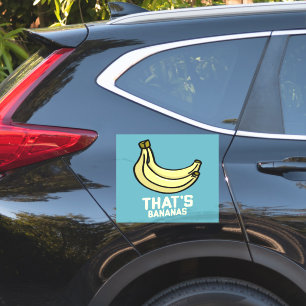 FUNNY THAT'S BANANAS BANANA DECAL STICKER FOR CAR