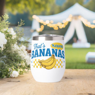 Funny That's Mahjong Bananas Retro Wine