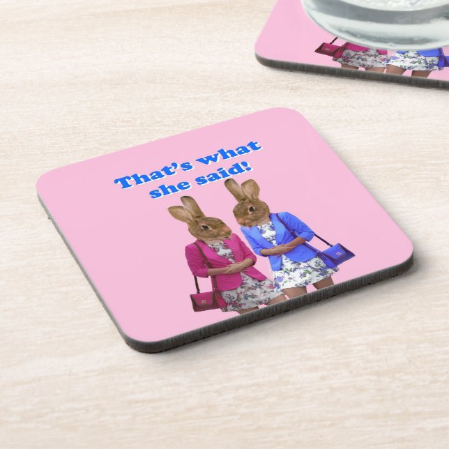 Funny that's what she said text coaster (Left Side)