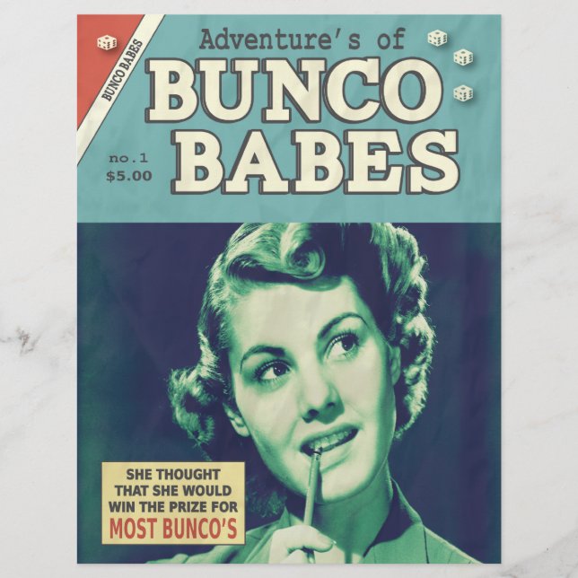 Funny The Adventures of Bunco Babes Flyer (Front)