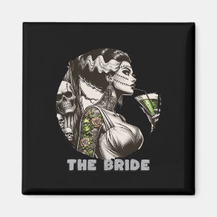 Funny The Bride The Monster Frankenstein Spooky Ha Magnet