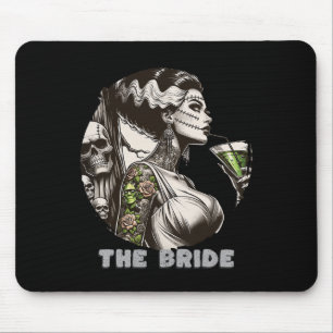 Funny The Bride The Monster Frankenstein Spooky Ha Mouse Mat