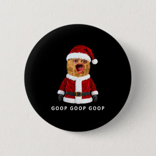 Funny The Burnt Peanut Goop Bungulator Christmas 6 Cm Round Badge