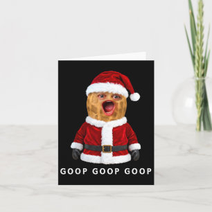 Funny The Burnt Peanut Goop Bungulator Christmas Card