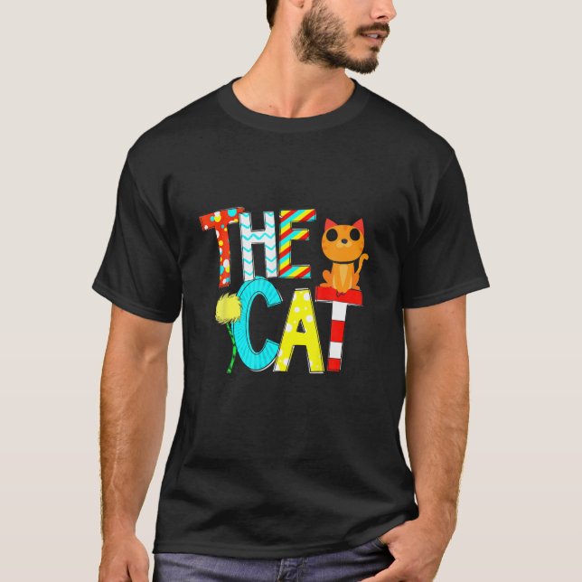 Funny The Cat St Patrick's Day T-Shirt (Front)
