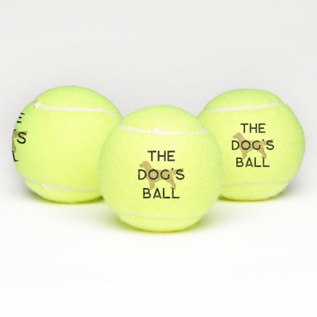 funny the dog's ball golden retriever tennis ball (Multi)