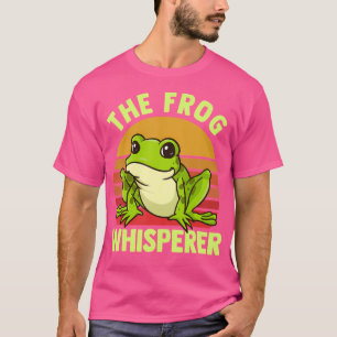 Funny The Frog Whisperer Funny Tree Frogs Cute Chi T-Shirt