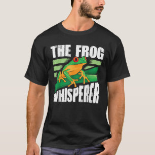 Funny The Frog Whisperer Gift Cute Bullfrog Fan T-Shirt