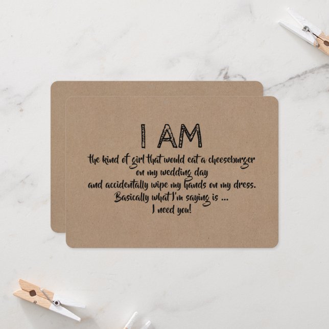 Maid Of Honor Proposal Cards & Templates