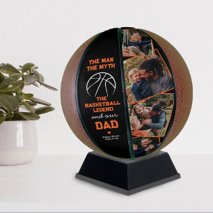 Funny “The Legend” Dad Photo Basketball