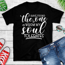 Funny The One I Tolerate Valentines Women's  