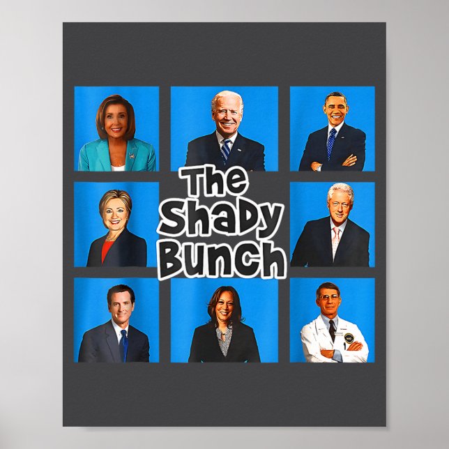 Funny The Shady Bunch 2024  Poster (Front)