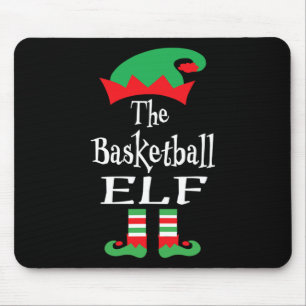 Funny The Sketll Elf Shirt Christmas Matching Fami Mouse Mat
