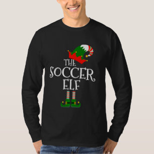 Funny The Soccer Elf Matching Family Group Christ T-Shirt