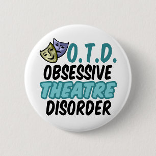 Funny Theatre 6 Cm Round Badge