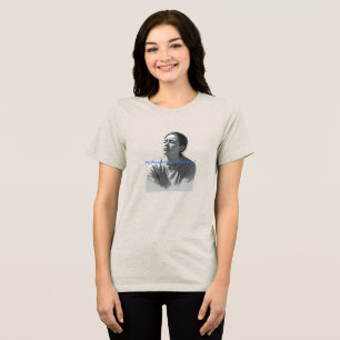 Funny Therapy Quote-My Therapist Says Im Hilarious Tri-Blend Shirt