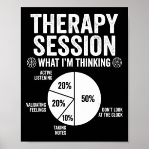 Funny Therapy Session Pie Chart For Counsellor The