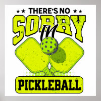 Funny There's No Sorry In Pickleball Vintage
