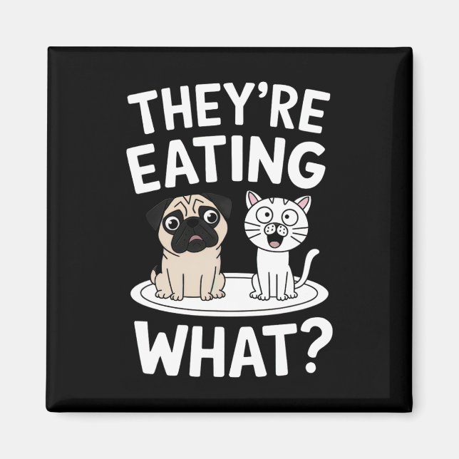 Funny They're Eating The Pets Humourous Trump Quot Magnet (Front)