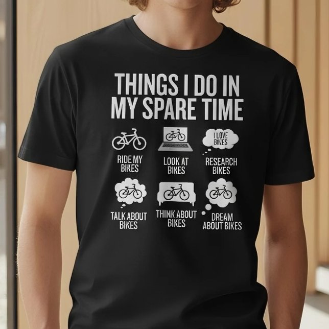 Funny Things I Do In My Spare Time Biker T-Shirt (Creator Uploaded)