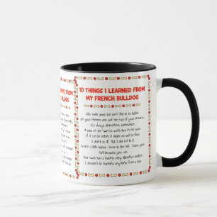 Funny Things I Learned From My French Bulldog Mug