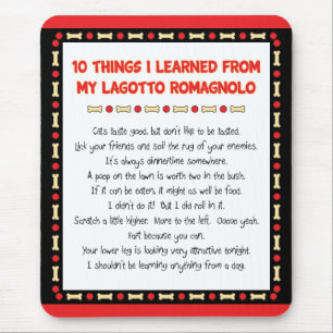 Funny Things I Learned From My Lagotto Romagnolo Mouse Mat