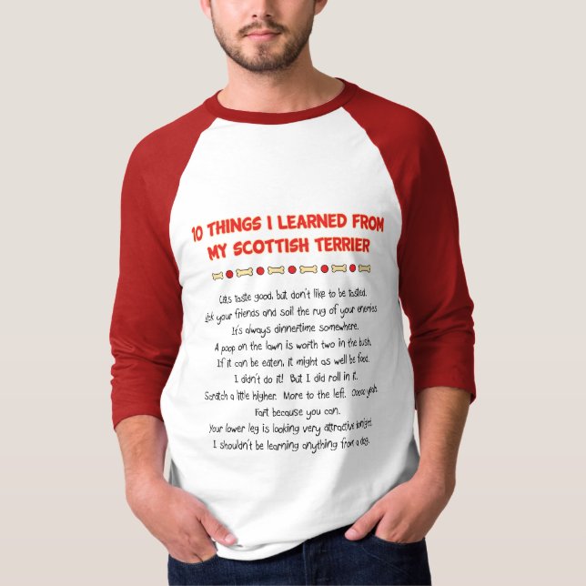 Funny Things I Learned From My Scottish Terrier T-Shirt (Front)