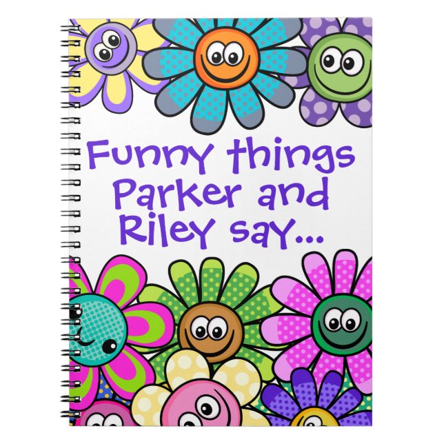 Funny Things My Kids Say Notebook (Front)