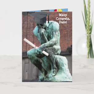 Funny Thinker Graduation Card