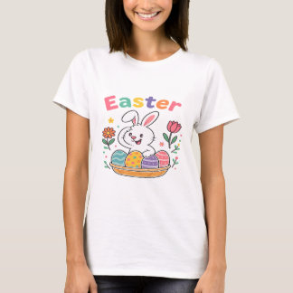 Funny Thinking Bunny 2025– Easter Vibes  T-Shirt