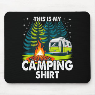 Funny this is camping for camper camping men women mouse mat