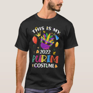 Funny This Is My 2022 Purim Costume Jewish Hamanta T-Shirt
