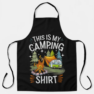 Funny This Is My Camping For Camper Apron