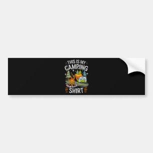 Funny This Is My Camping For Camper Bumper Sticker