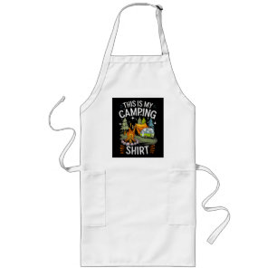 Funny This Is My Camping For Camper Long Apron
