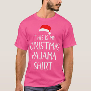 Funny this is my christmas pajama or pj costume T-Shirt