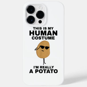 Funny This is My Human Costume I'm Really a Potato Case-Mate iPhone 14 Pro Max Case