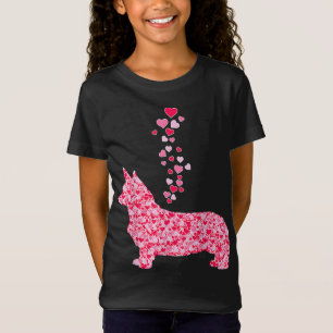 Funny This Is My Valentine Pajama Corgi Dog Lover T-Shirt