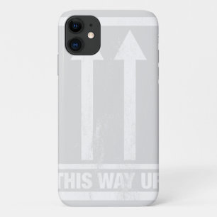 Funny this way up sign iPhone 11 case