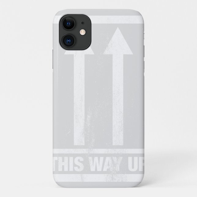 Funny this way up sign Case-Mate iPhone case (Back)