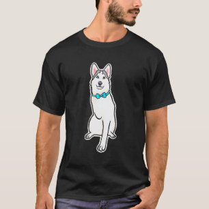 Funny Three Legged Tripod Husky Dog Owners Mum Da T-Shirt