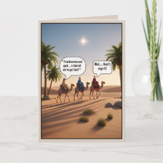 Funny Three Wise Men Christmas Card