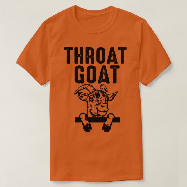 Funny throat goat Lover  T-Shirt (Design Front)