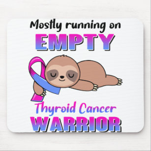 Funny Thyroid Cancer Awareness Gifts Mouse Mat