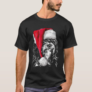 Funny Tibetan Terrier Santa Christmas Dog Mum Gift T-Shirt